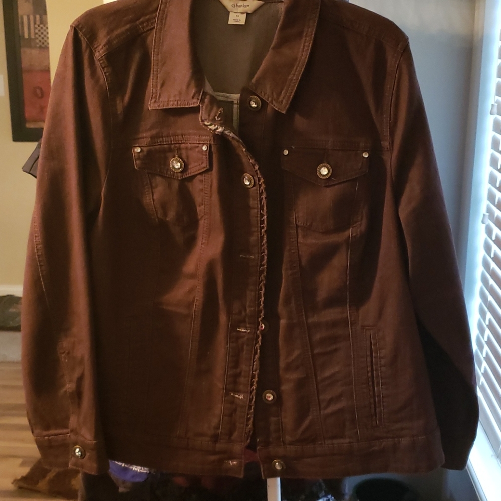 Brown jean jacket